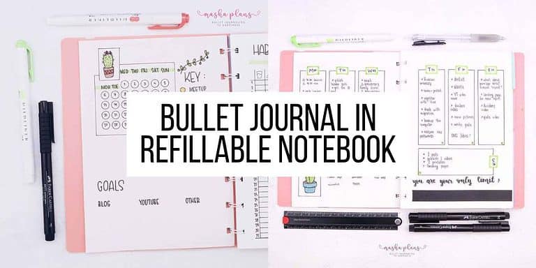 Refillable Bullet Journal Setup: January Plan With Me