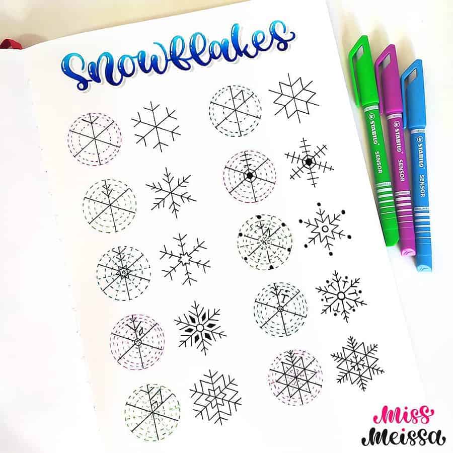 Holiday Bullet Journal Trackers @miss.meissa | Masha Plans