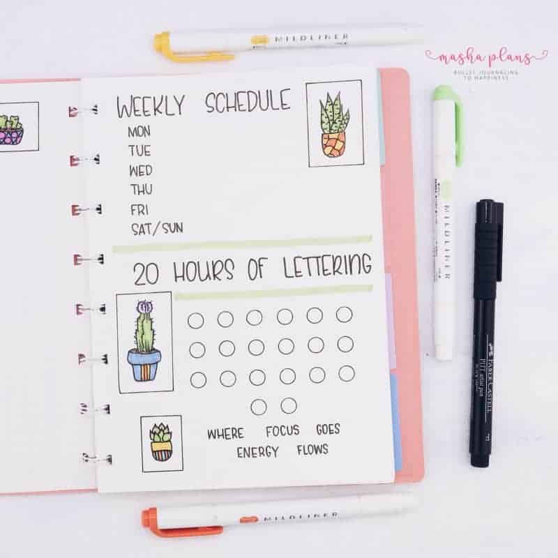 Refillable Bullet Journal Setup: January Plan With Me Masha Plans