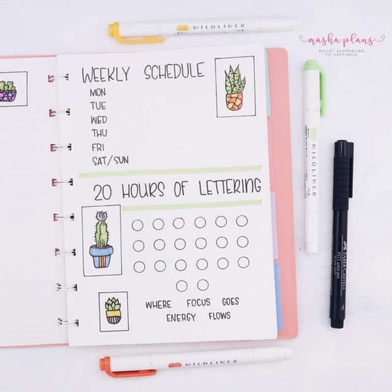 Refillable Bullet Journal Setup January Plan With Me Masha Plans