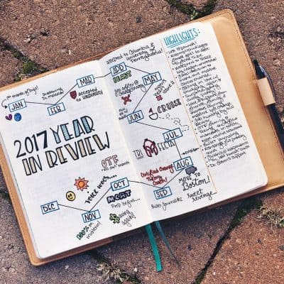 How To Create Your Personal Year End Review | Masha Plans
