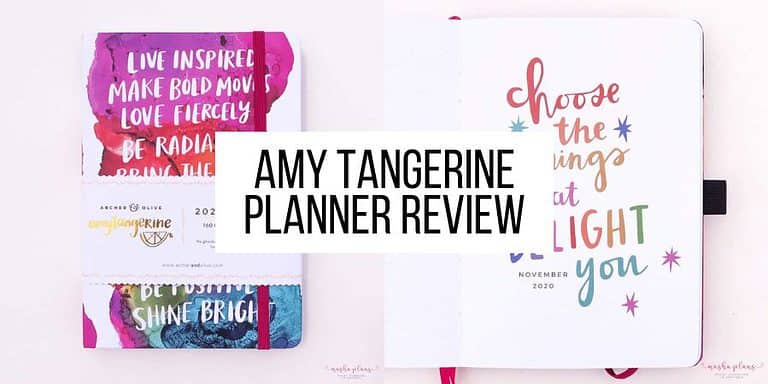 Archer & Olive / Amy Tangerine Planner Review