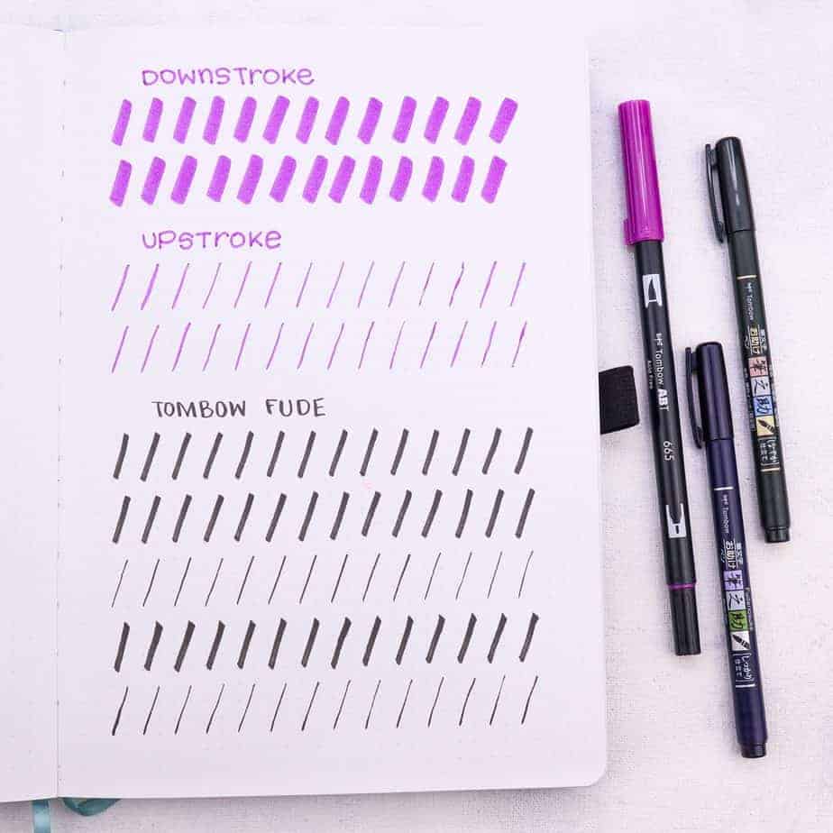 Calligraphy Workbook (Beginner Practice Book): Beginner Practice Workbook 4  Paper Type Line Lettering, Angle Lines, Tian Zi Ge Paper, DUAL BRUSH PENS