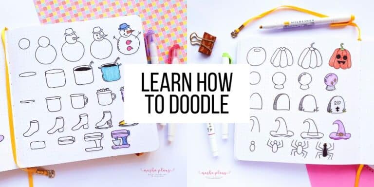 How To Doodle: Beginner’s Guide To Bullet Journal Doodles