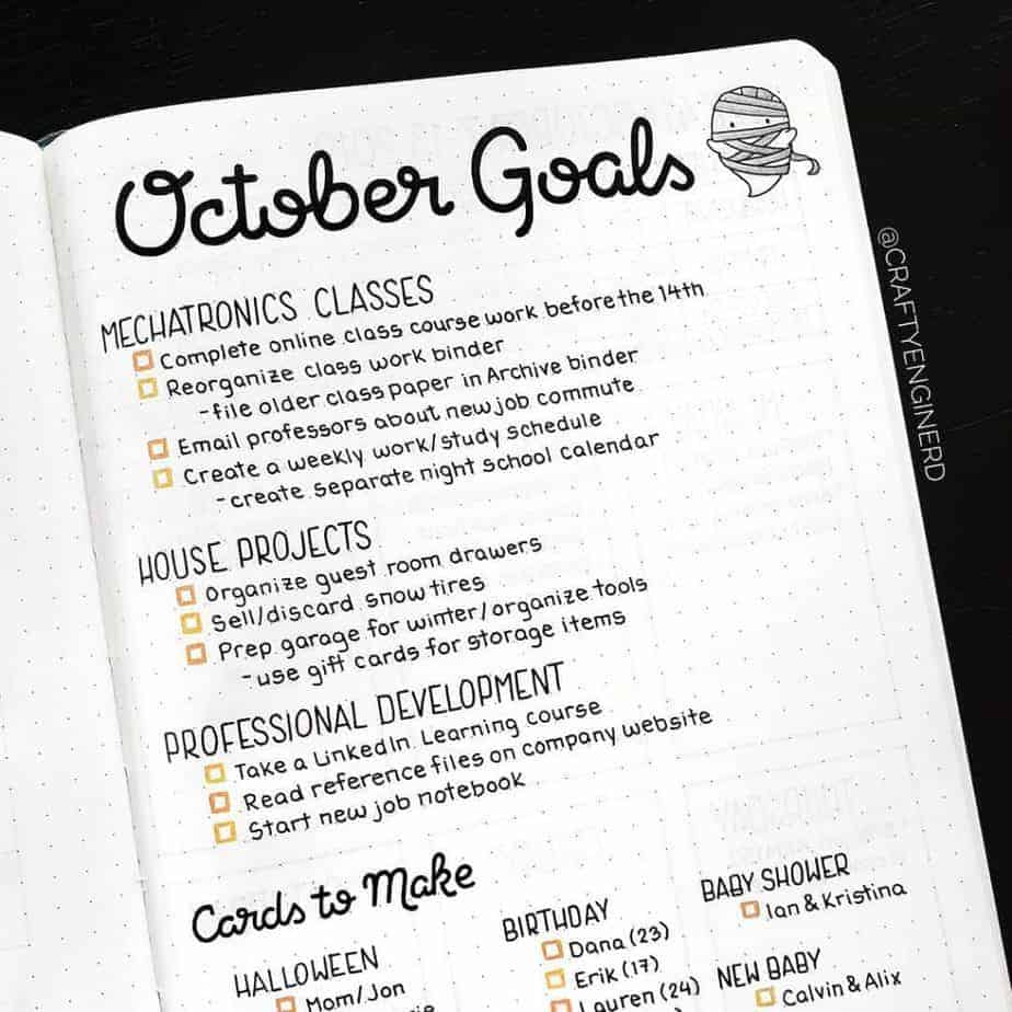 How To Set Goals In Your Bullet Journal