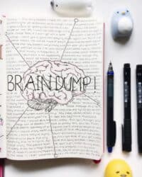 Bullet Journal Brain Dump Page Inspirations | Masha Plans