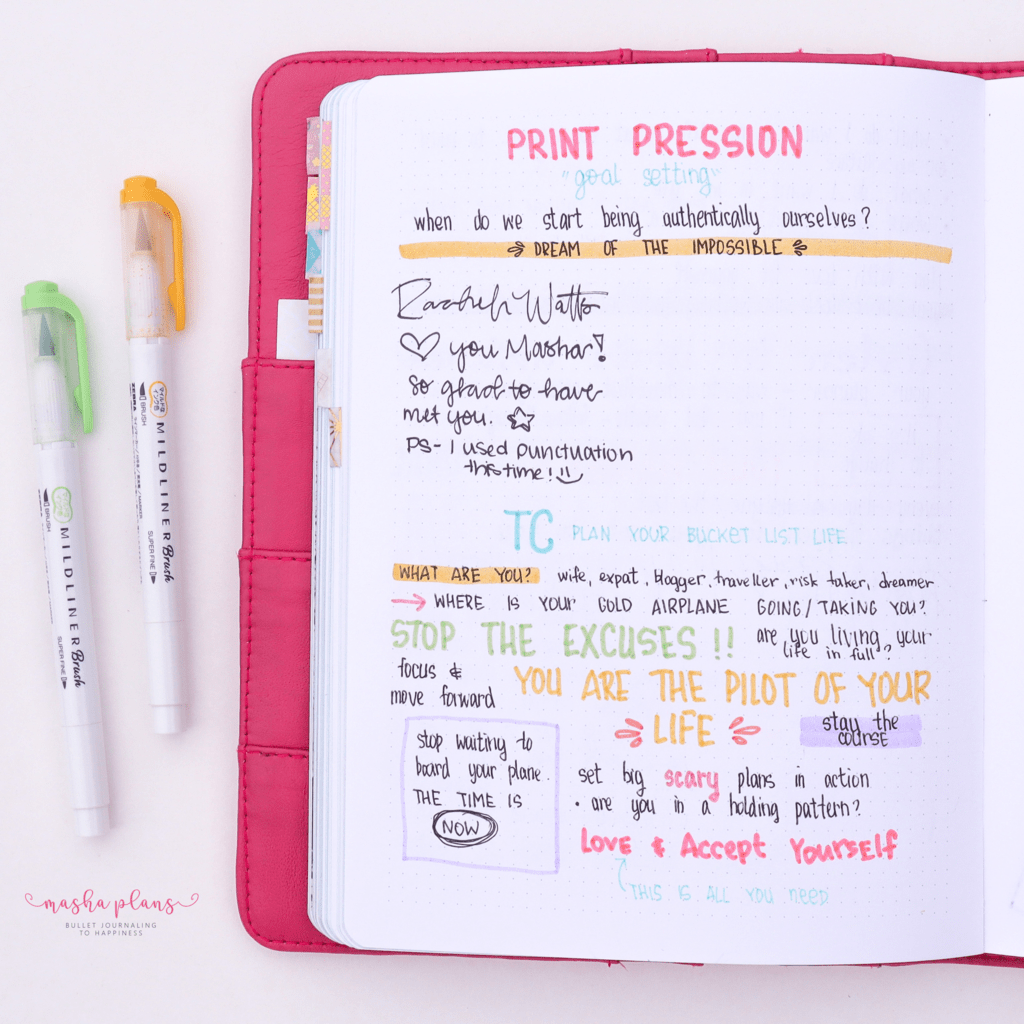 Notes Page | Masha Plans