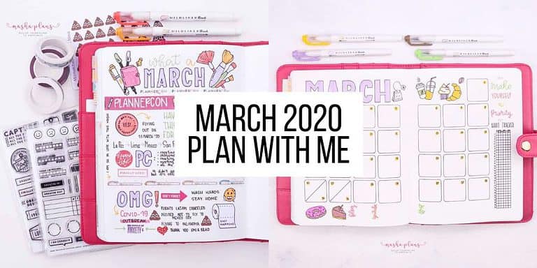 Plan With Me: March Bullet Journal Setup