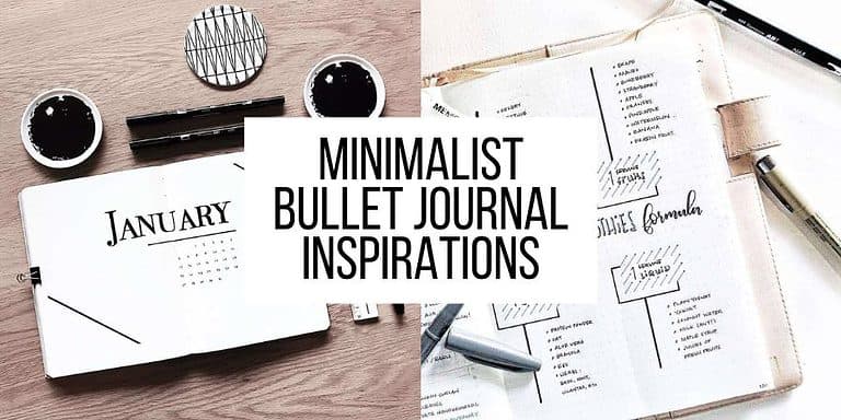 Simple But Stunning Minimalist Bullet Journal Page Ideas