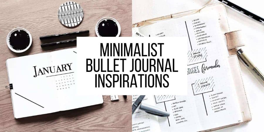 10 Minimalist Bullet Journal Spread Ideas For Beginners