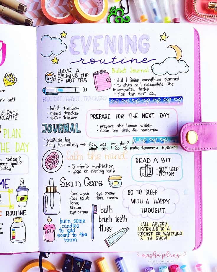 Creating Routines In Your Bullet Journal For Success And Structure ...