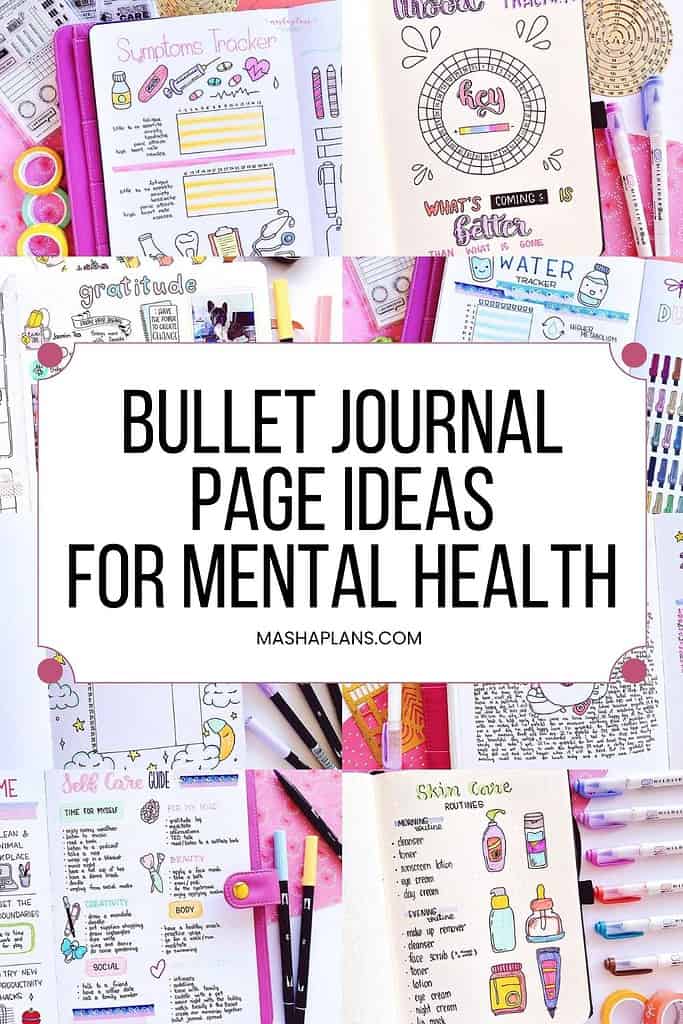 Bullet Journal Health And Fitness Trackers Set - Cute Little Paper