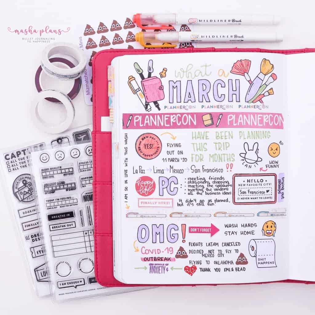 25 Monthly Bullet Journal Page Ideas, memories page | Masha Plans