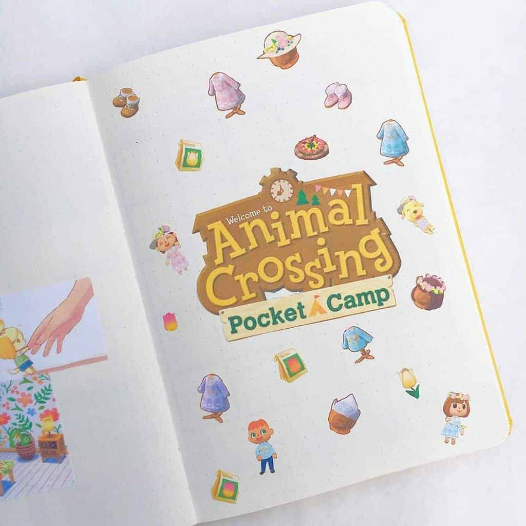 Animal Crossing Bullet Journal Inspirations - cover by @claireo.journals | Masha Plans