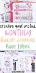 25 Creative and Useful Monthly Bullet Journal Page Ideas | Masha Plans