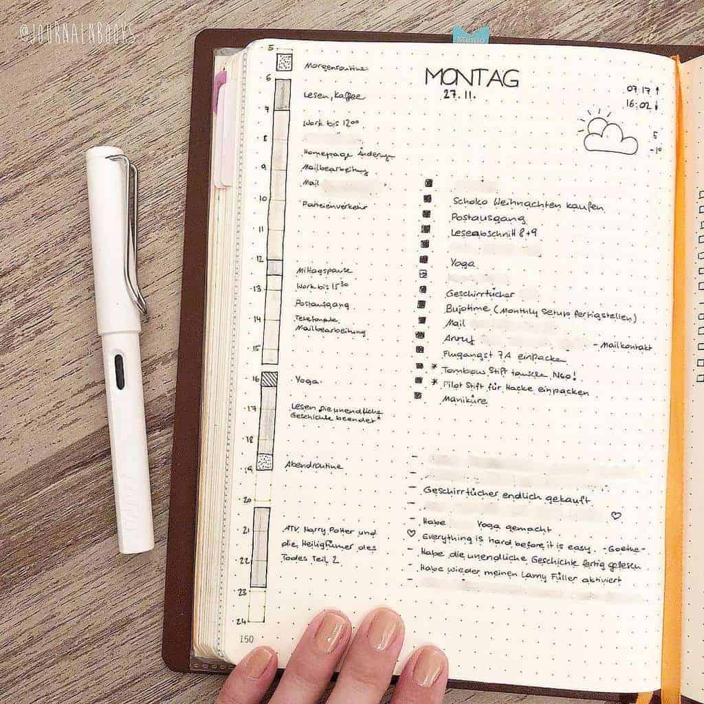Find Extra Hours In Your Day With A Time Log, spread by @straight.plans | Masha Plans
