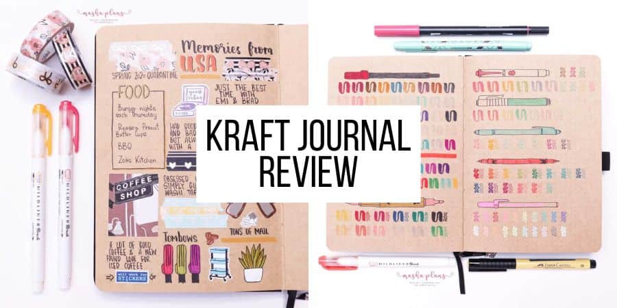 Archer & Olive Kraft Paper Notebook Review and Inspirations