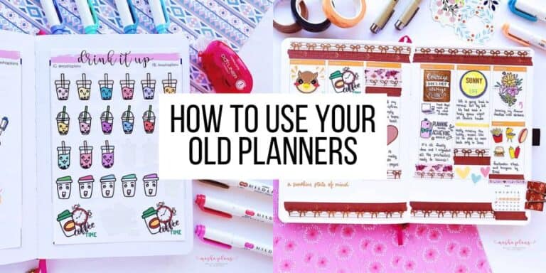 15 Creative Ways To Use Your Old / Expired Dated Planner