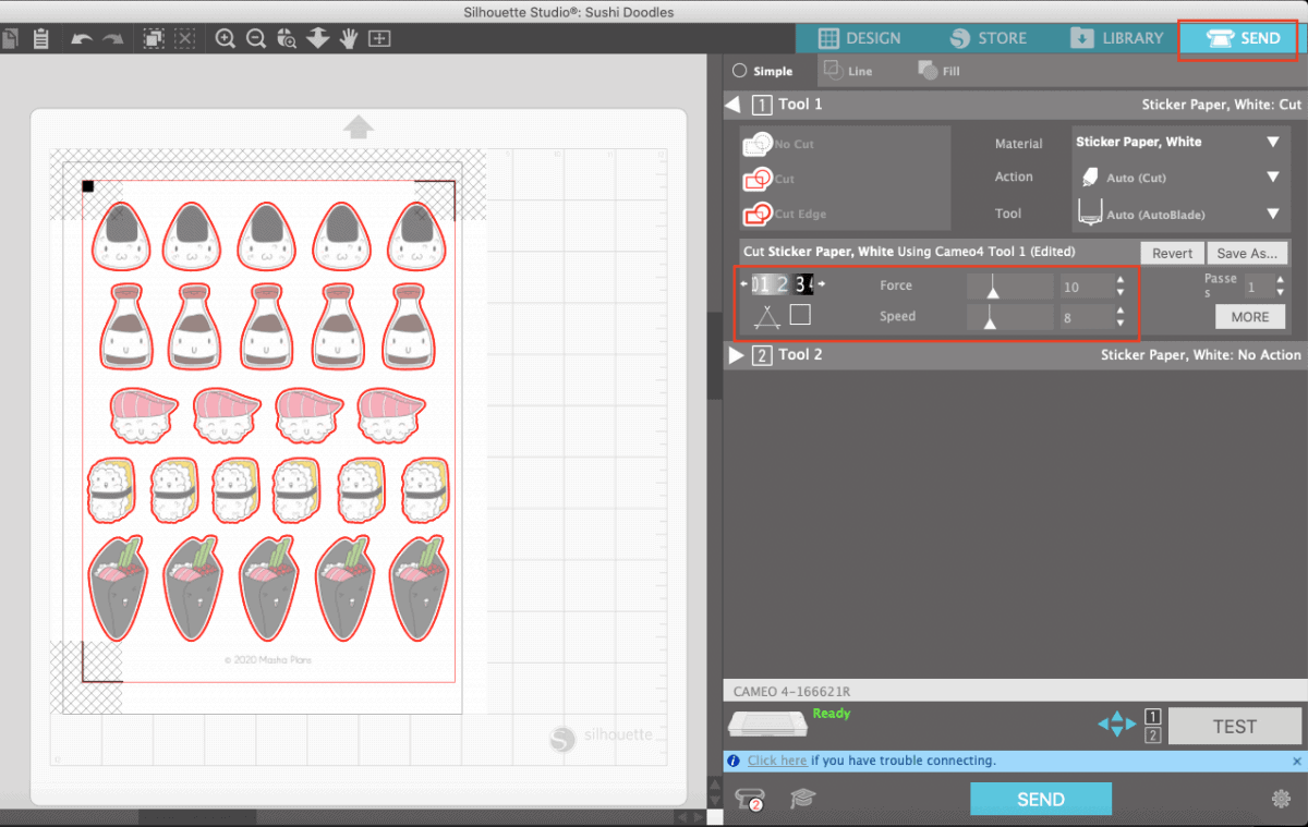 How To Create Stickers With Silhouette Cameo Masha Plans