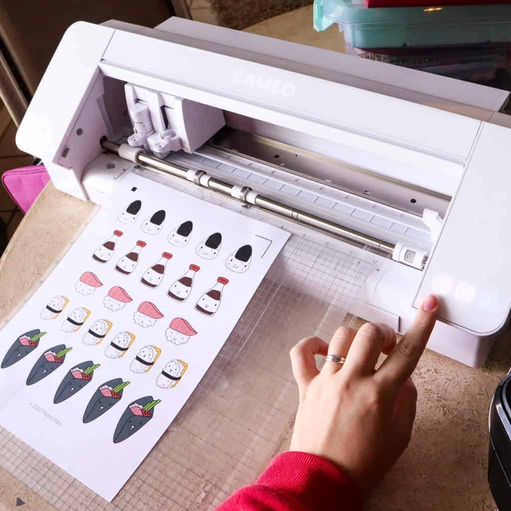 How To Create Stickers With Silhouette Cameo 4 - upload paper | Masha Plans