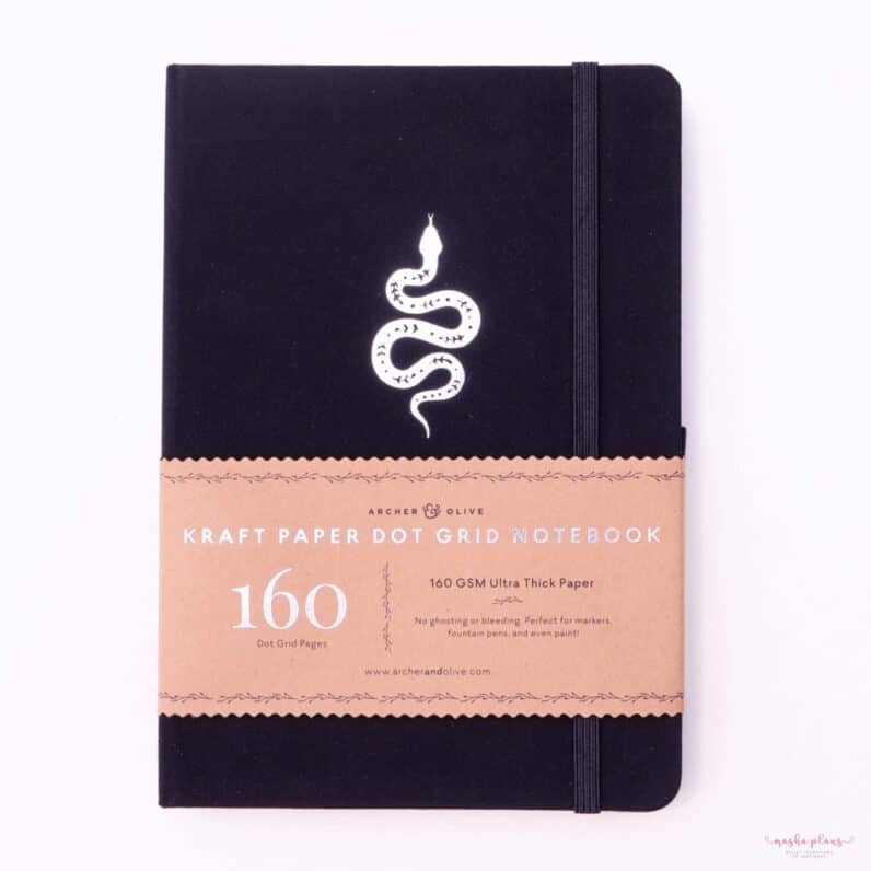 Archer & Olive Kraft Paper Notebook Review and Inspirations Masha Plans