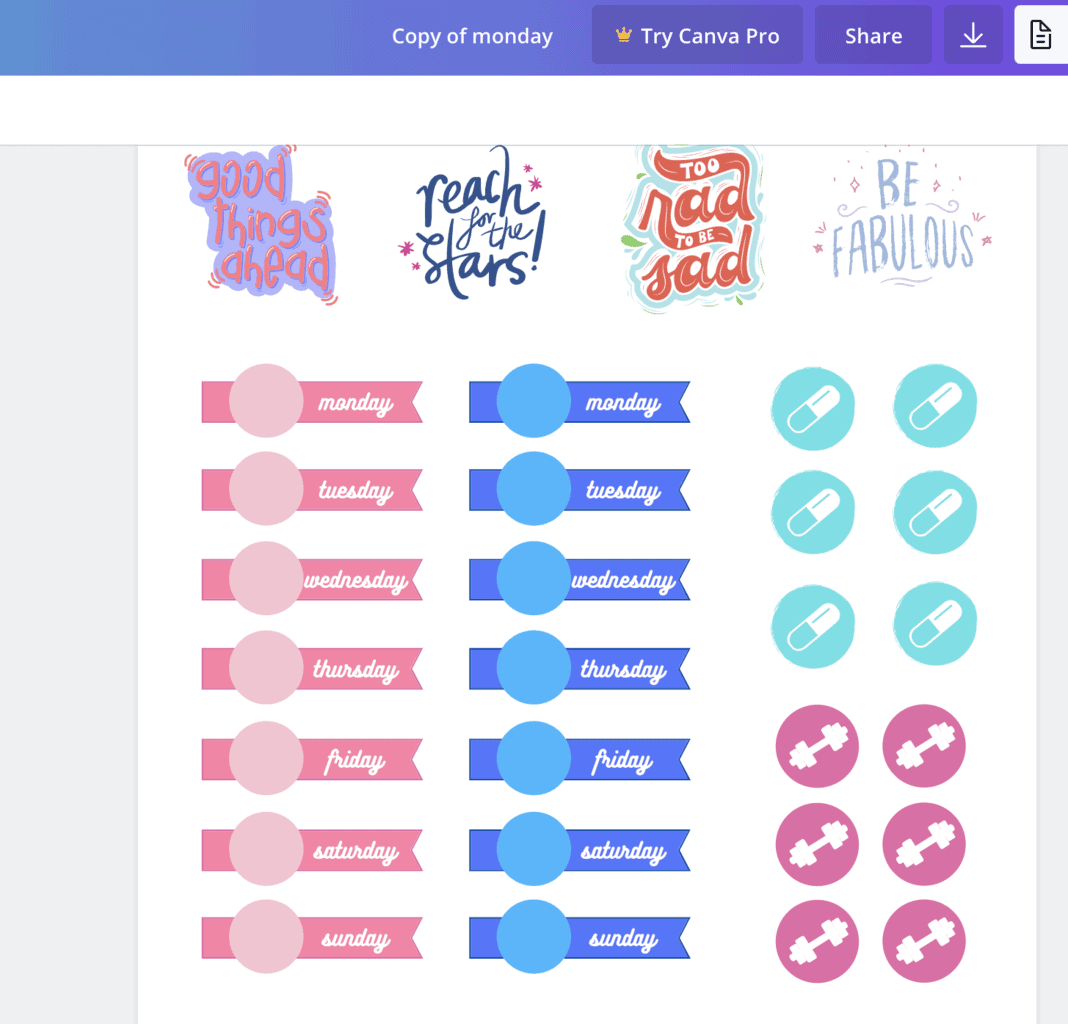 How To Use Canva To Create Stickers | Masha Plans