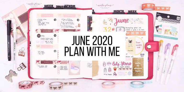 Plan With Me: June Bullet Journal Setup