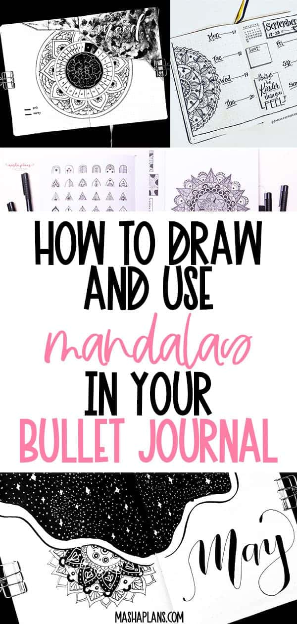 How To Draw & Use Mandalas In Your Bullet Journal | Masha Plans