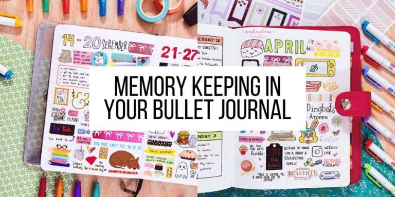 How To: Memory Keeping In Your Bullet Journal