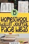 15 Lifesaving Homeschool Bullet Journal Page Ideas | Masha Plans