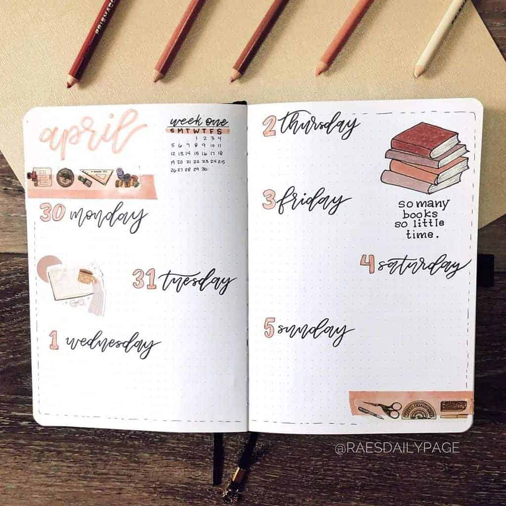 May Bullet Journal Set-Up - Rae's Daily Page