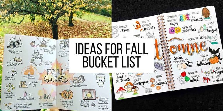 31 Fall Bucket List Ideas and Bullet Journal Inspirations
