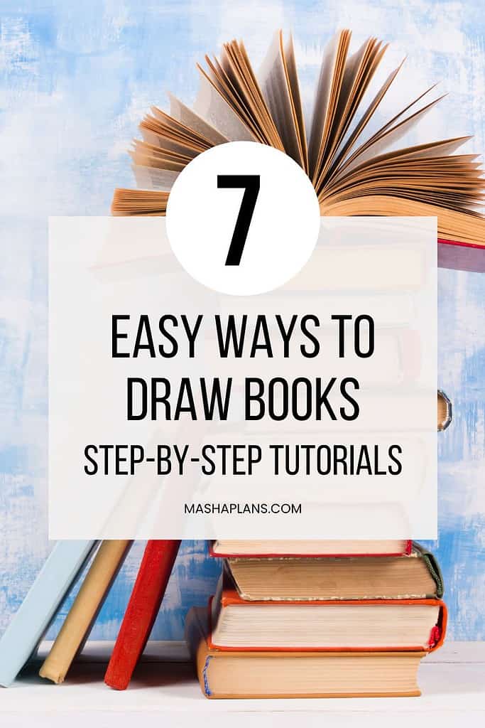 How to Draw an Open Book (Easy Step by Step Drawing and Coloring