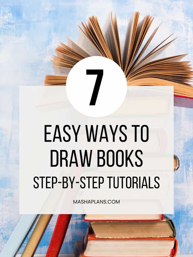 How To Draw A Book: 7 Easy Step By Step Tutorials