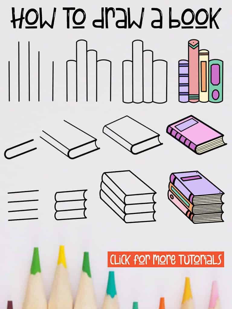 How To Draw A Book 7 Easy Step By Step Tutorials Masha Plans
