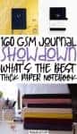 Best 160 GSM Bullet Journal Notebooks: The Ultimate Comparison | Masha Plans