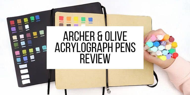 Archer and Olive Acrylograph Pens Review