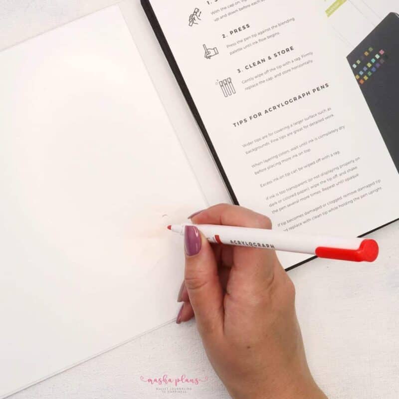 Archer and Olive Acrylograph Pens Review Masha Plans