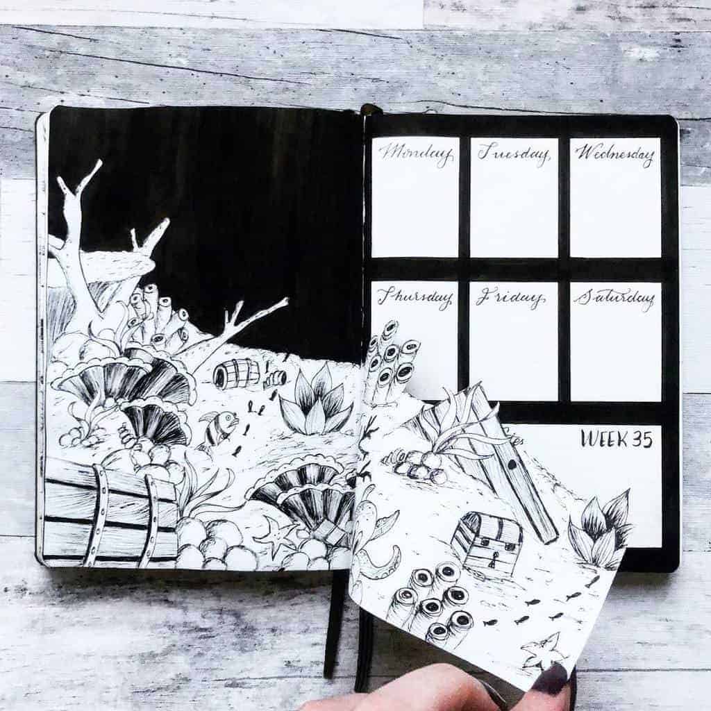 15 Inspiring Drawing Journal Ideas •