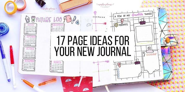 17 Bullet Journal Page Ideas For Your New Journal