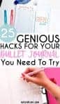 25 Bullet Journal Hacks To Try Right Away | Masha Plans