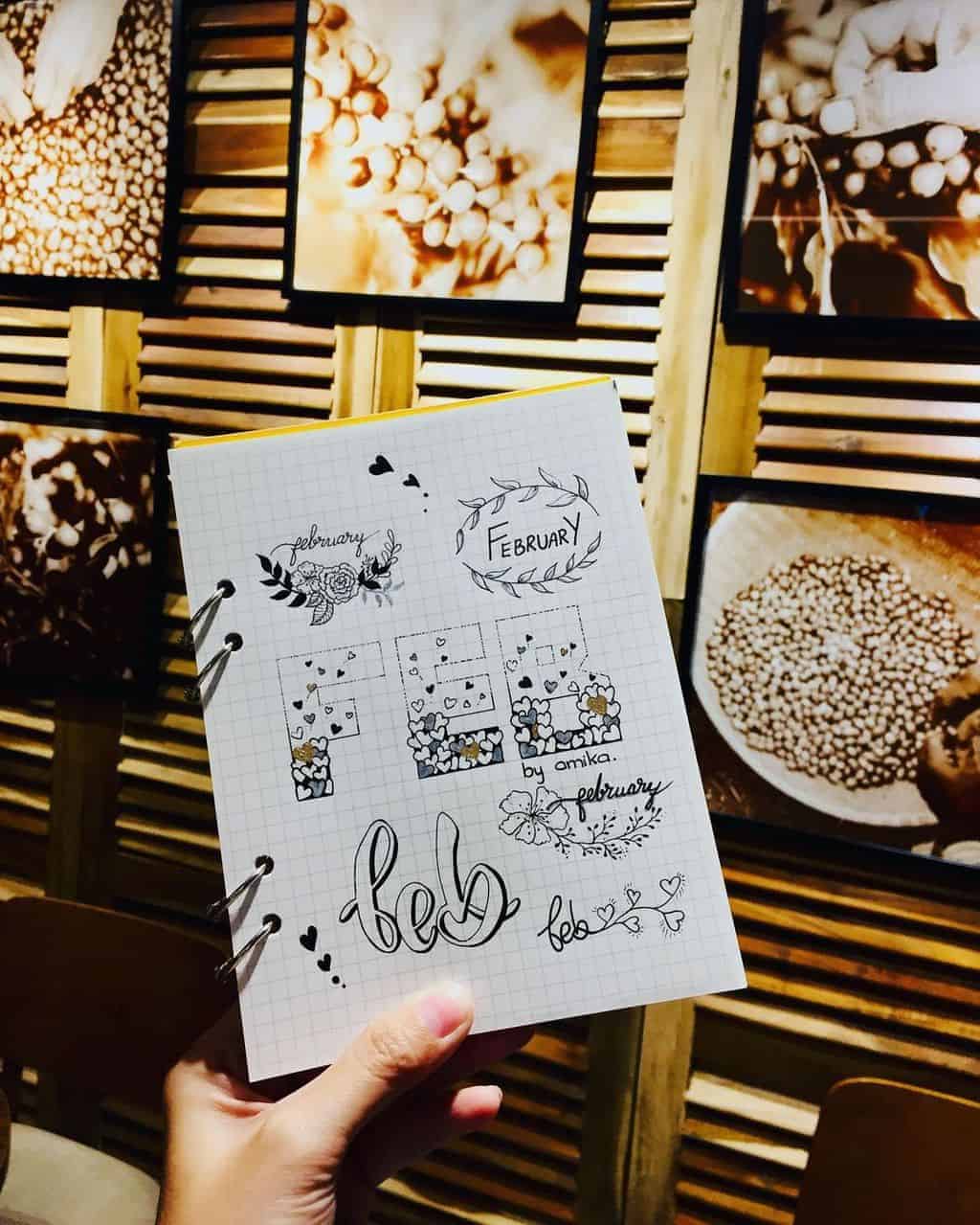 Bullet Journal Headers, ideas by @amika.bujo | Masha Plans