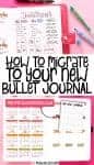 How To Migrate To Your New Bullet Journal | Masha Plans