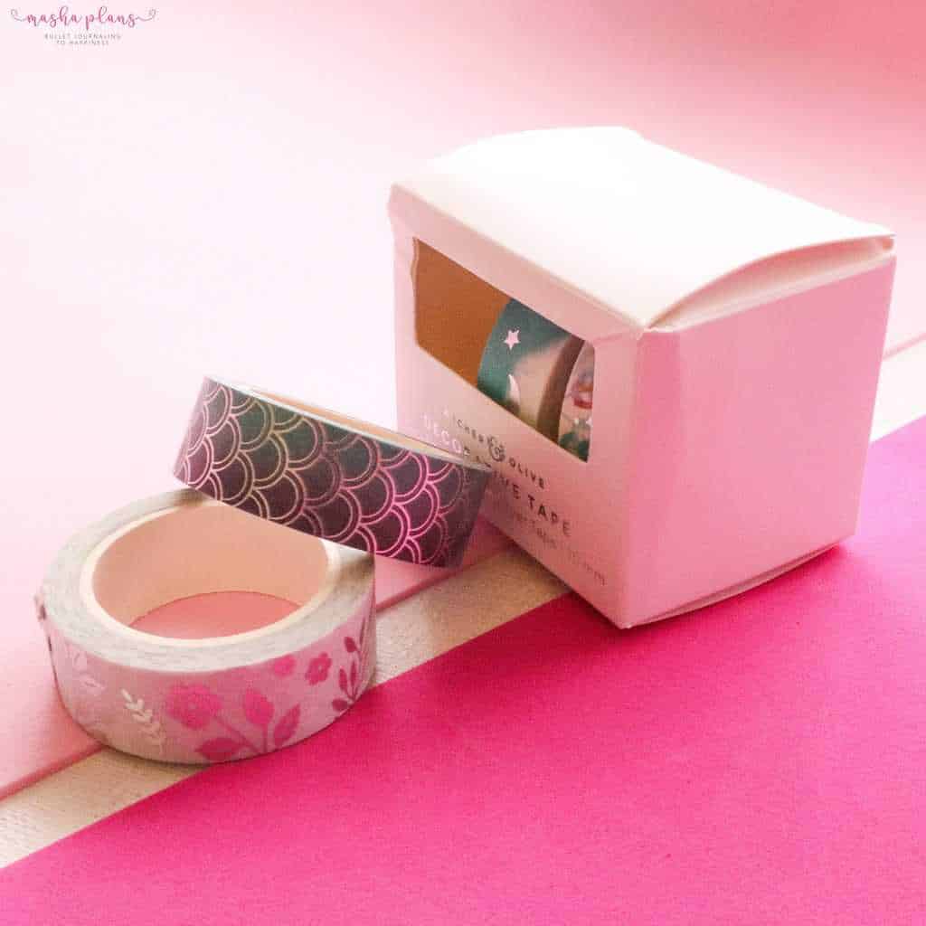 Archer and Olive Subscription Box Review, washi tape | Masha Plans