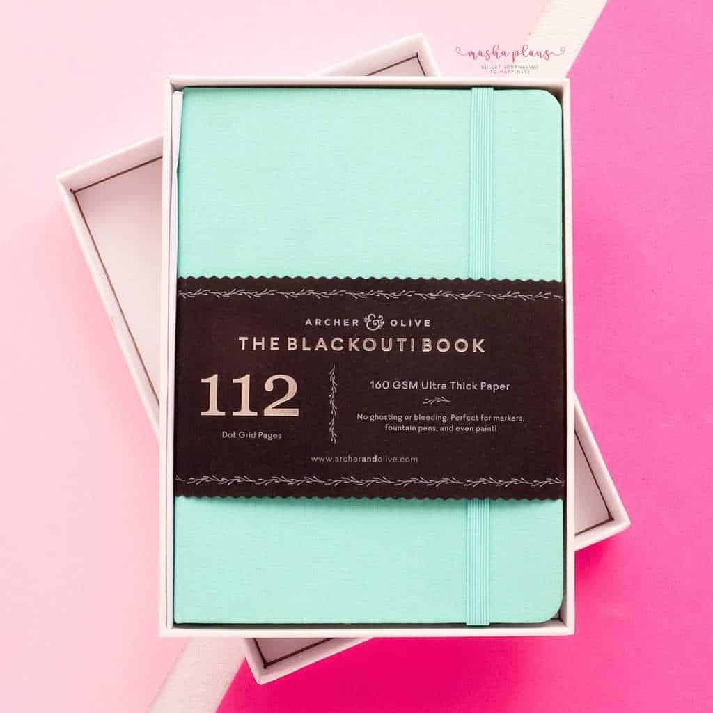 Archer and Olive Subscription Box Review, B6 journal | Masha Plans