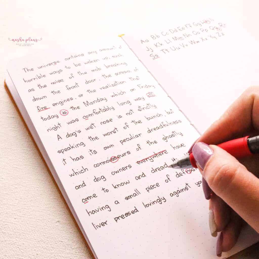Simple Tricks To Improve Your Handwriting, analyse your letters| Masha Plans