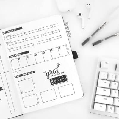 Bullet Journal Grid Spacing Guide: All You Need To Know | Masha Plans