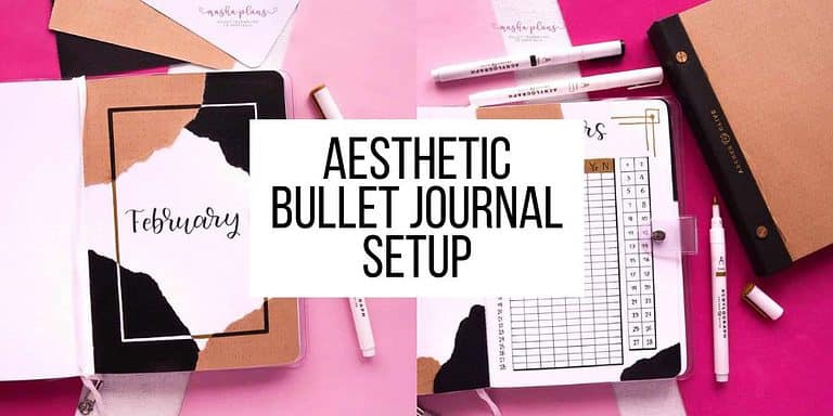 Aesthetic Bullet Journal Setup | February 2021 Plan With Me