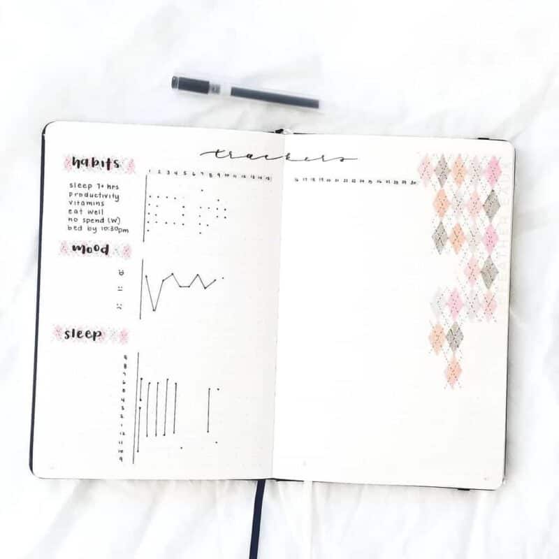 21 Adorable Bullet Journal Sleep Trackers For Better Sleep Habits ...