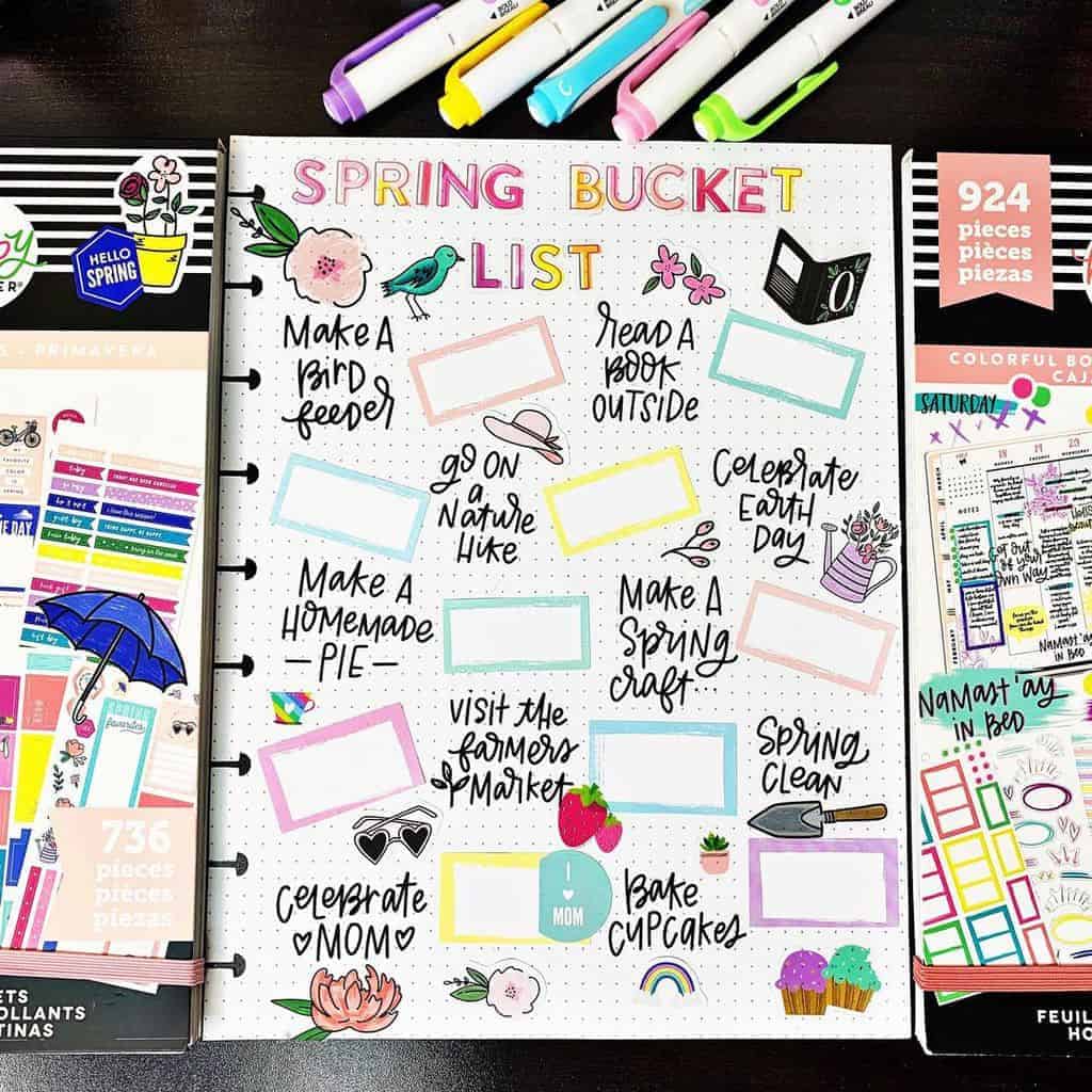 Spring Bucket List by @ktscreativeescape | Masha Plans